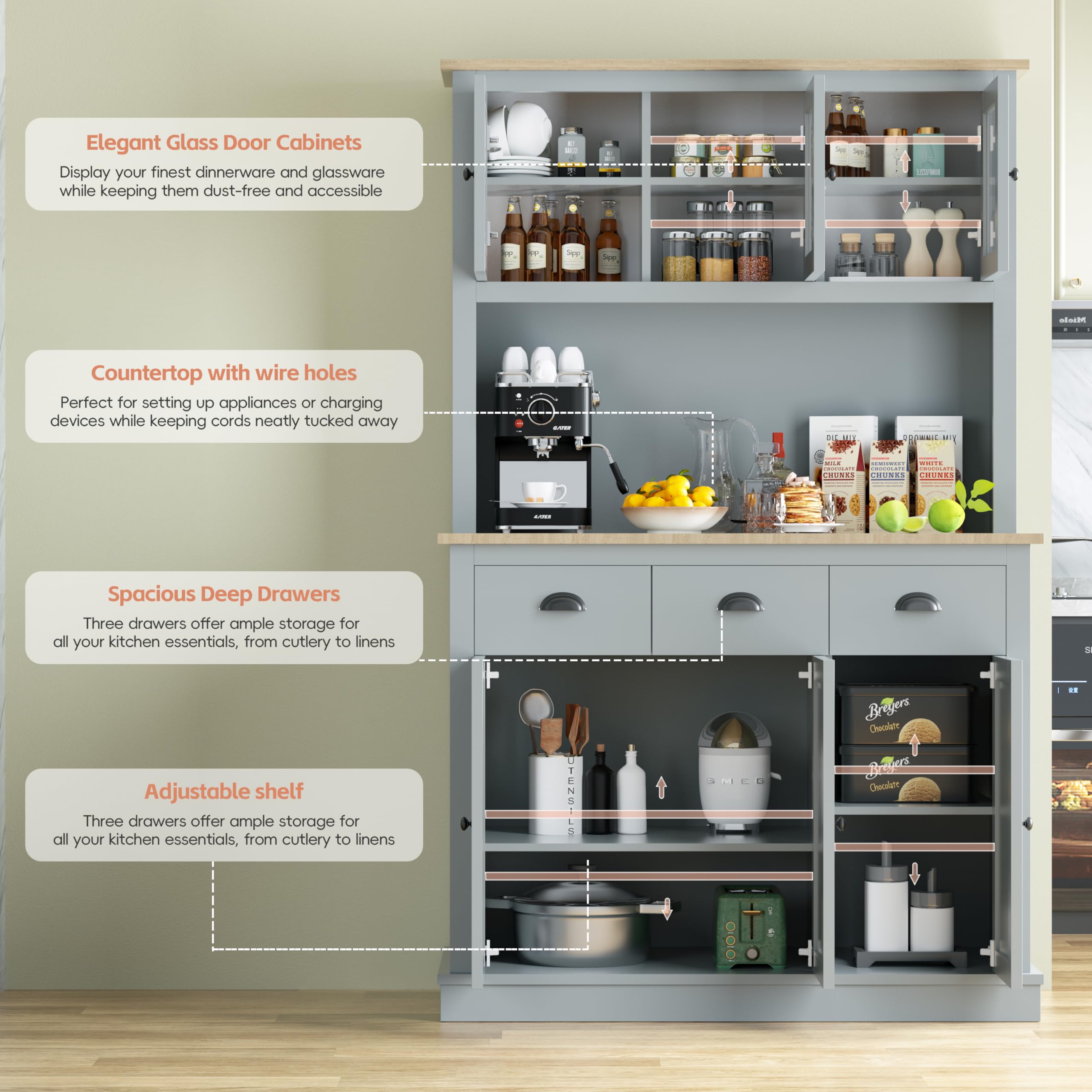 The Kitchen Hutch A Versatile and Stylish Storage Solution